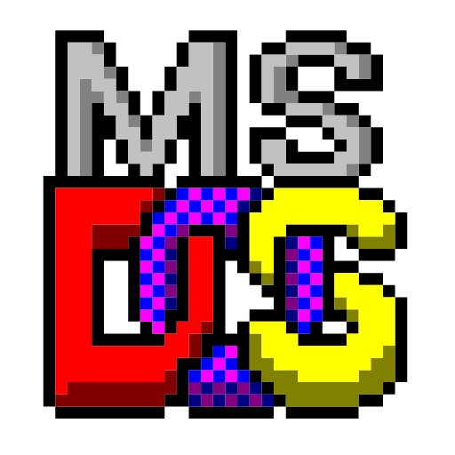 MS DOS svg and png logo